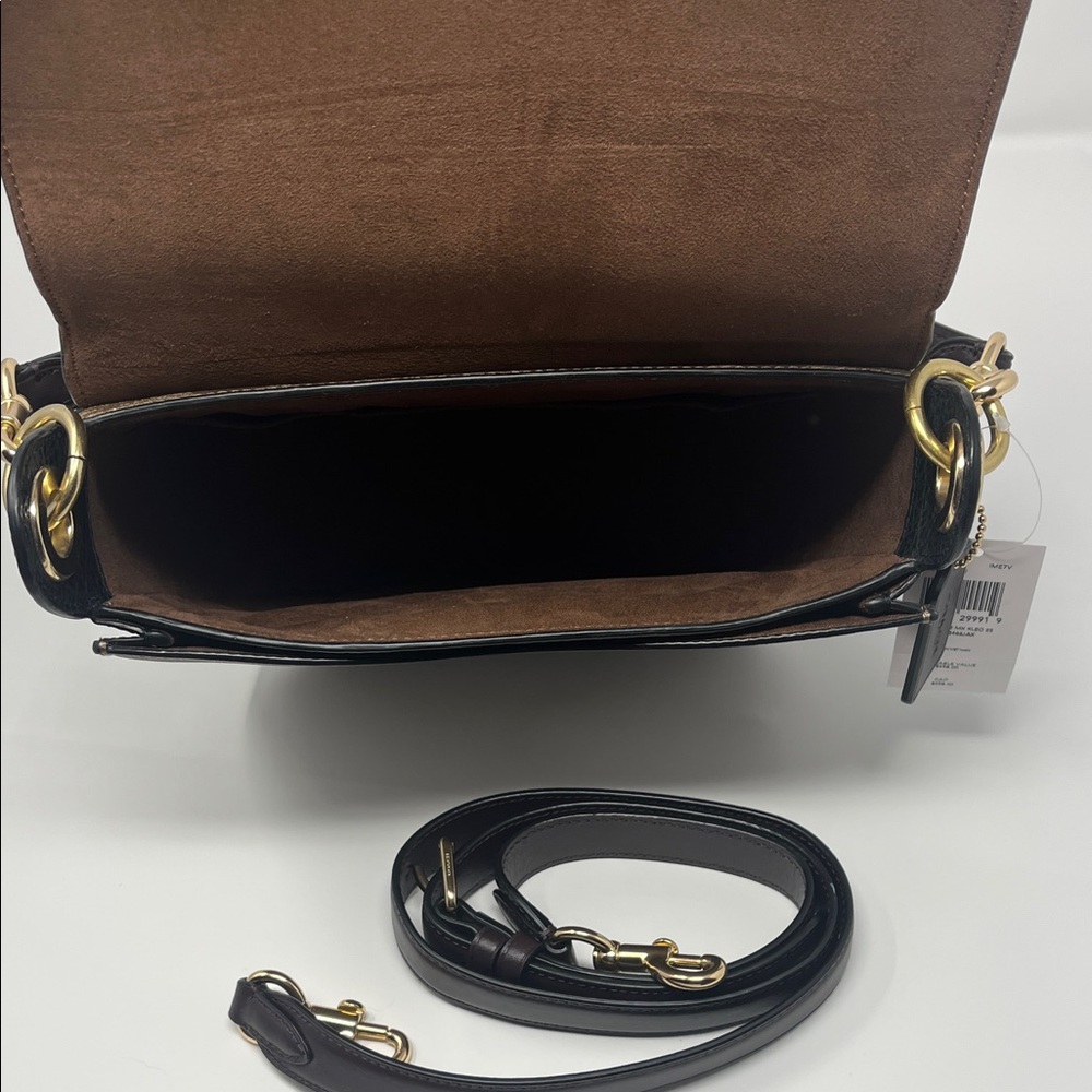 Coach Kleo Shoulder Bag 23 in Signature Canvas & Suede Mix - Picture 8 of 10